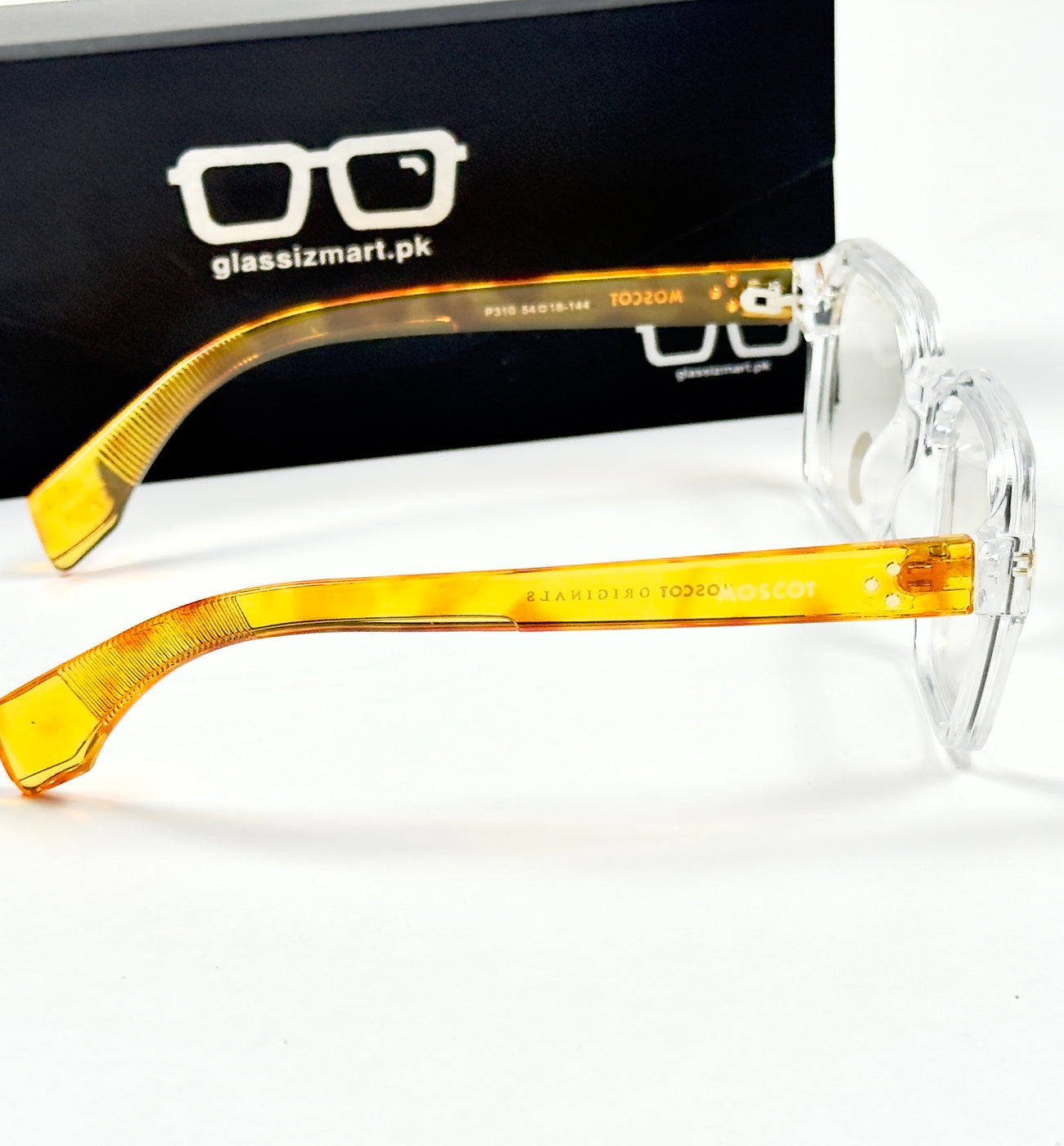 Moscot – P310 - 54 - Transparent Yellow – Acetate – Optics - Unisex (Transition)
