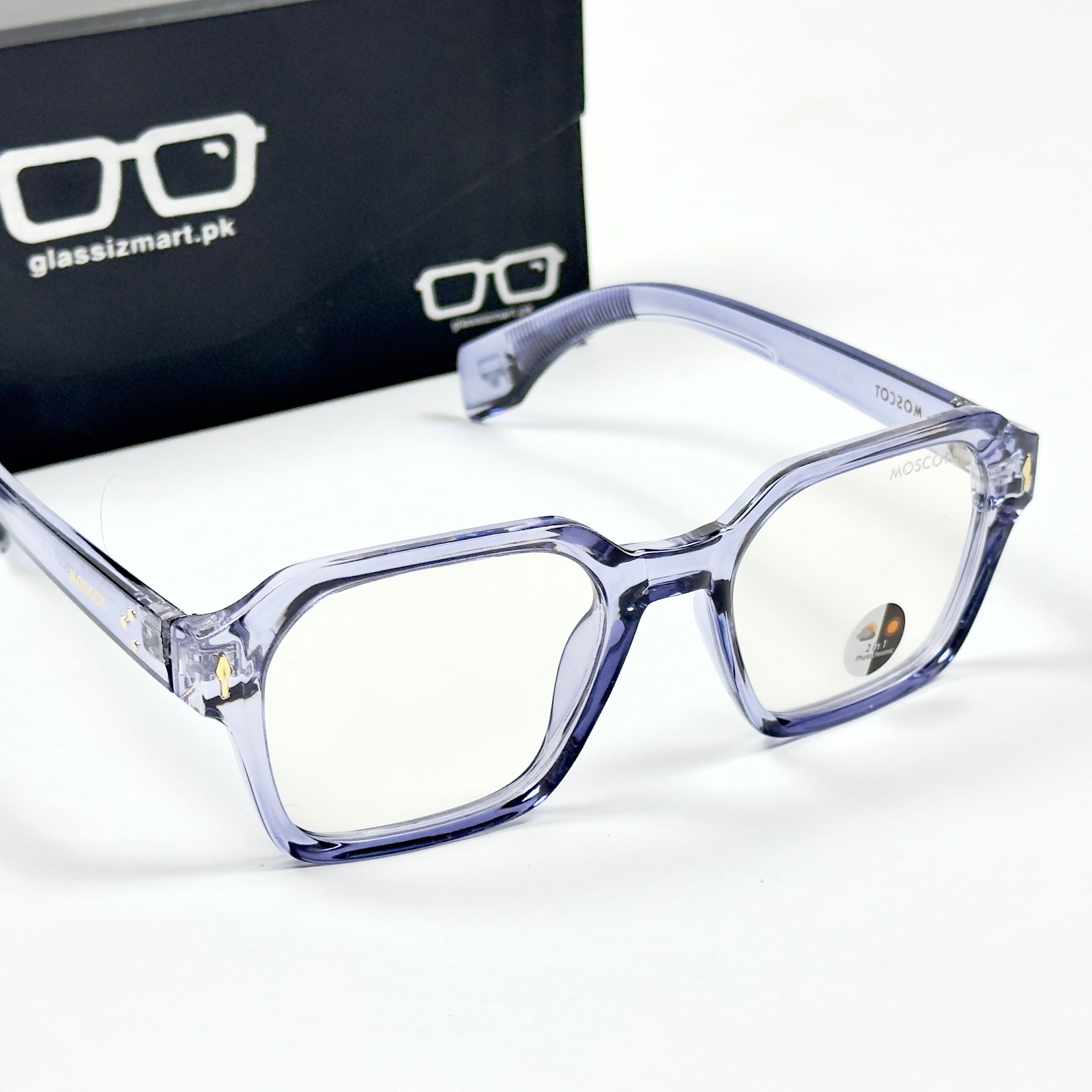 Moscot – P310 - 54 - Transparent Blue – Acetate – Optics - Unisex (Transition)