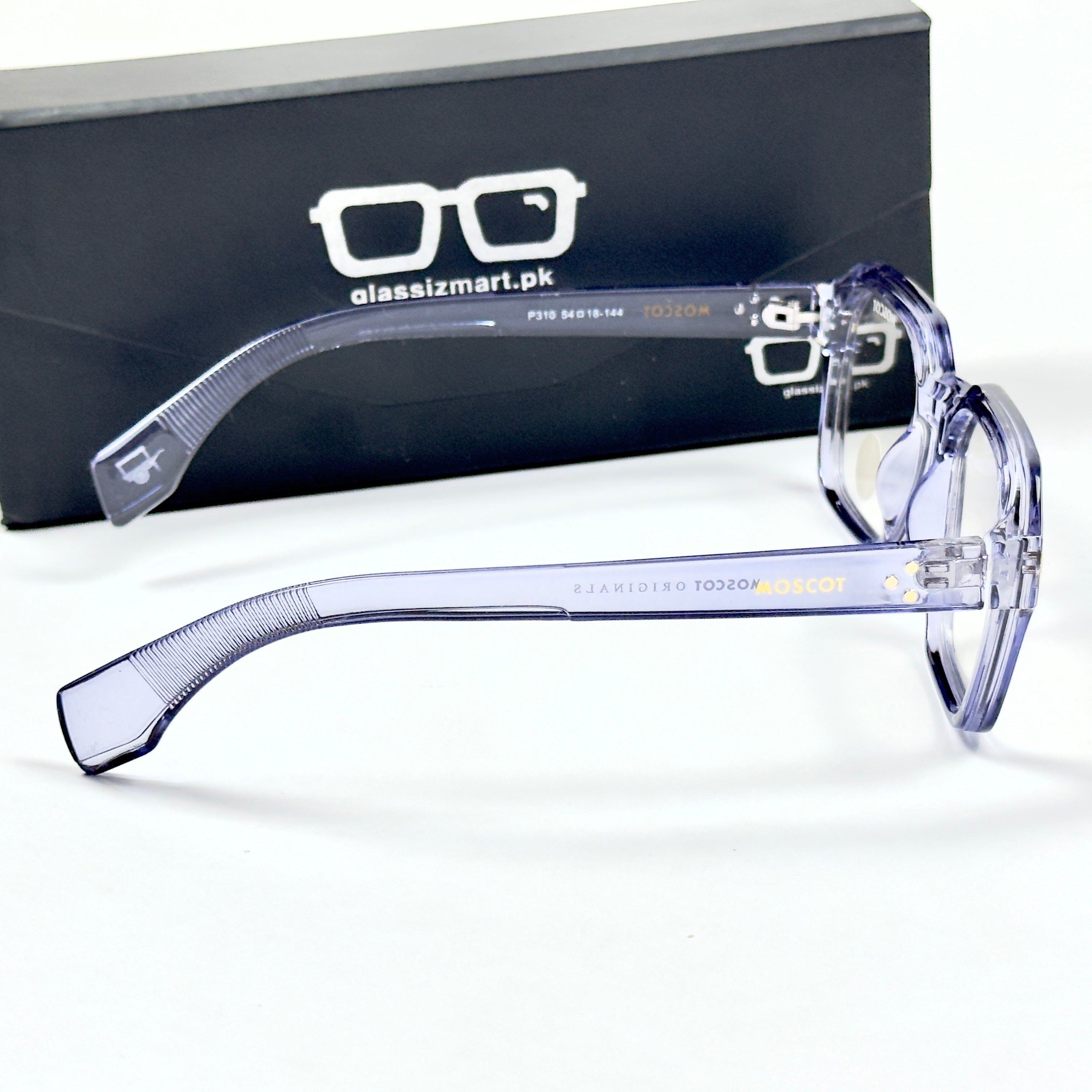 Moscot – P310 - 54 - Transparent Blue – Acetate – Optics - Unisex (Transition)