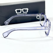 Moscot – P310 - 54 - Transparent Blue – Acetate – Optics - Unisex (Transition)