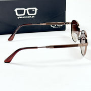 Louis Vuitton – 0416 – 54 – Brown – Metal – Sunglasses – Unisex