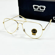 Rayban – 3026 – 62 – Golden – Metal – Optics – Unisex