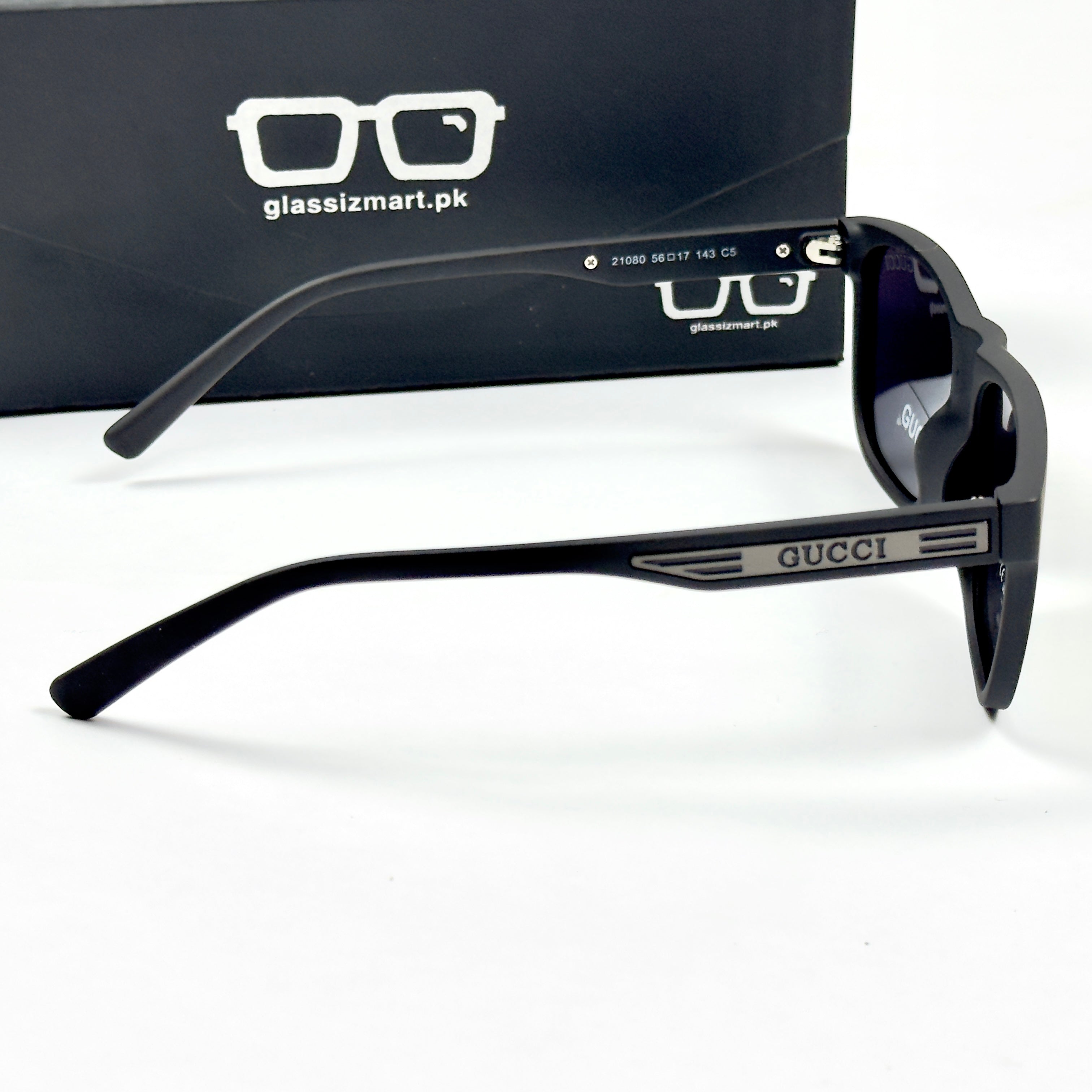 Gucci – 21080 - 56- Black Yellow – Acetate – Sunglasses - Unisex