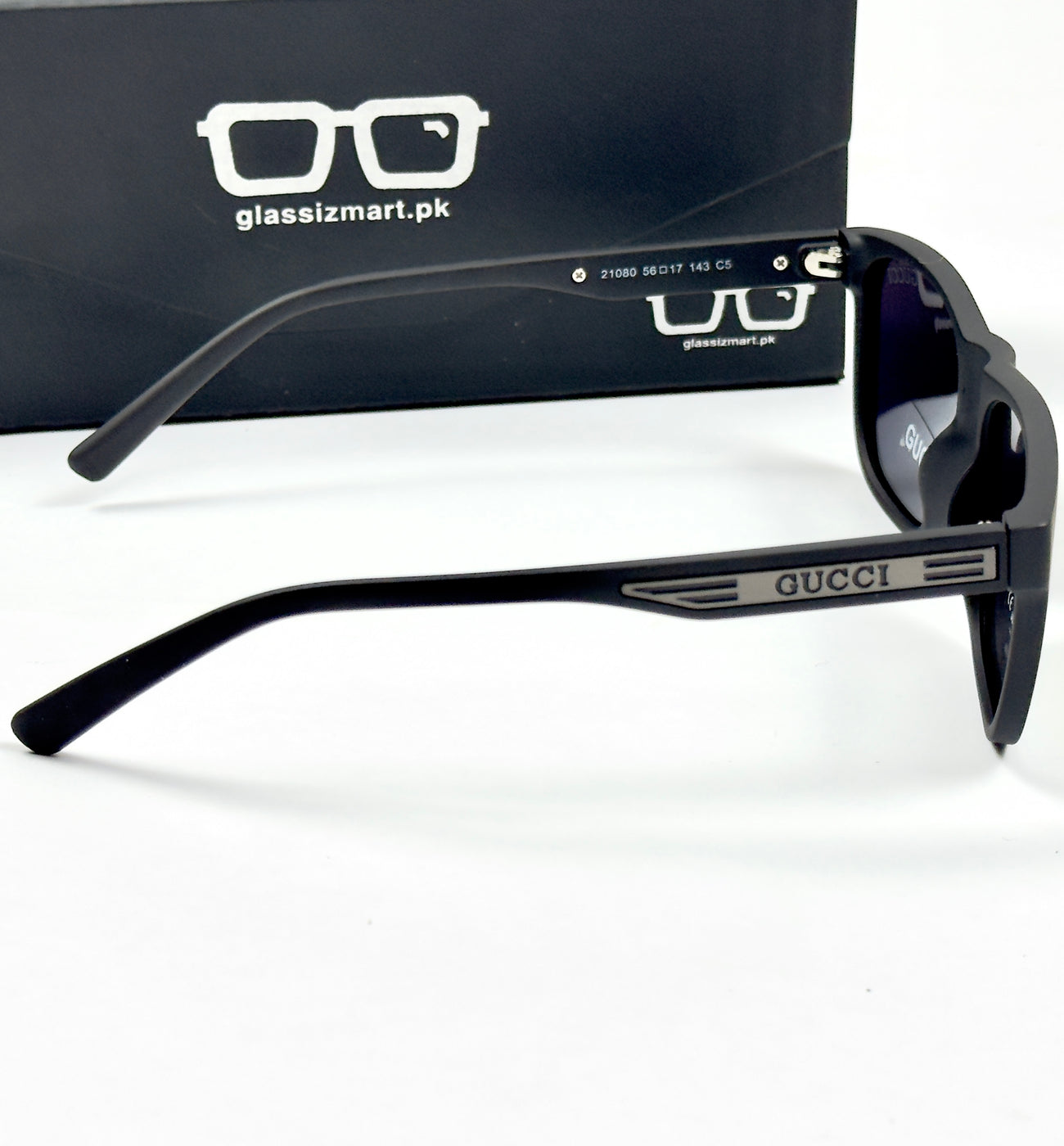 Gucci – 21080 - 56- Black Yellow – Acetate – Sunglasses - Unisex