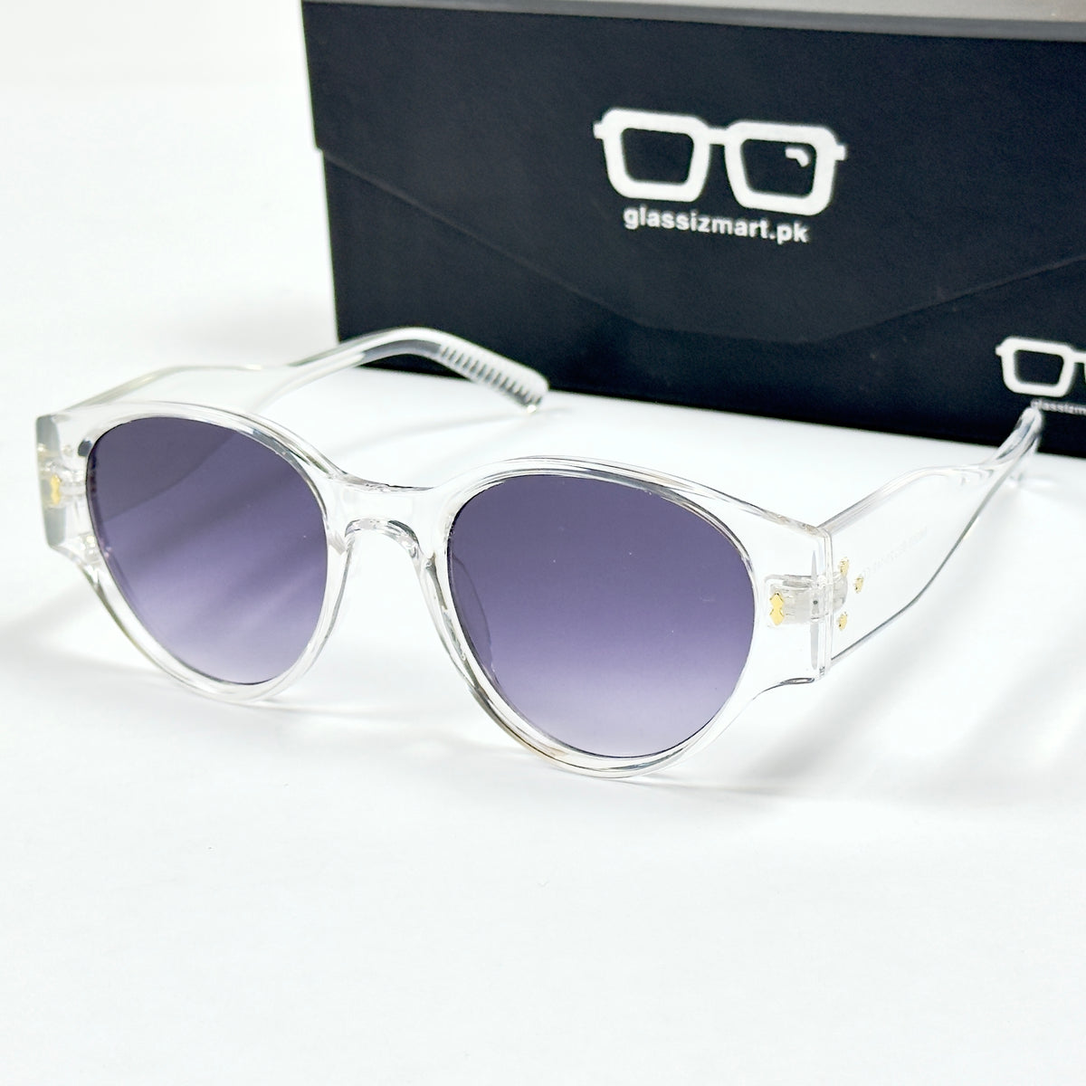 Moscot – 8583 – 50 - Transparent Gradient – Acetate  – Sunglasses - Ladies