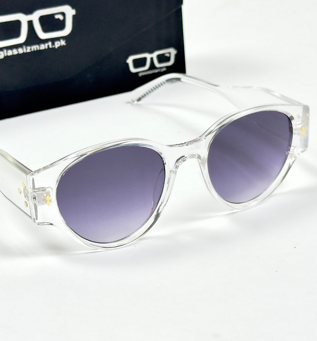 Moscot – 8583 – 50 - Transparent Gradient – Acetate  – Sunglasses - Ladies