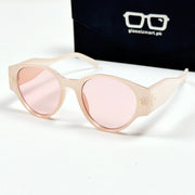 Moscot – 8583 – 50 - Transparent Pink – Acetate  – Sunglasses - Ladies