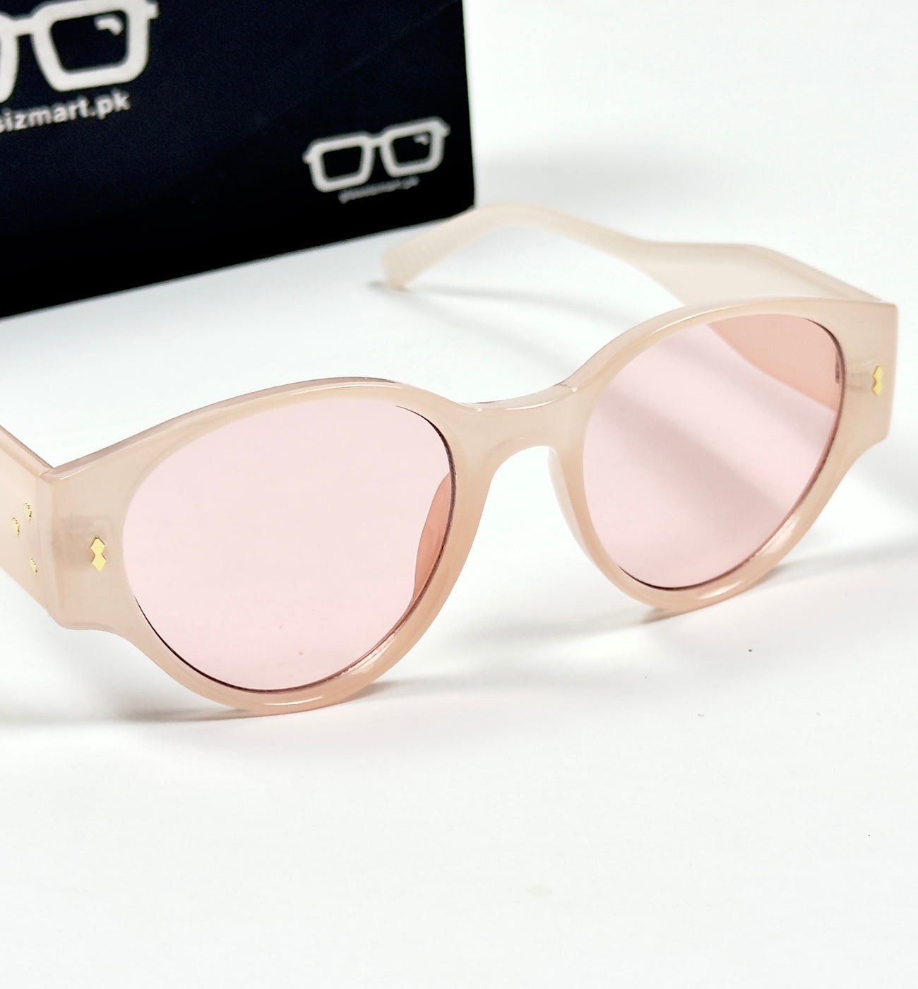 Moscot – 8583 – 50 - Transparent Pink – Acetate  – Sunglasses - Ladies