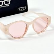 Moscot – 8583 – 50 - Transparent Pink – Acetate  – Sunglasses - Ladies