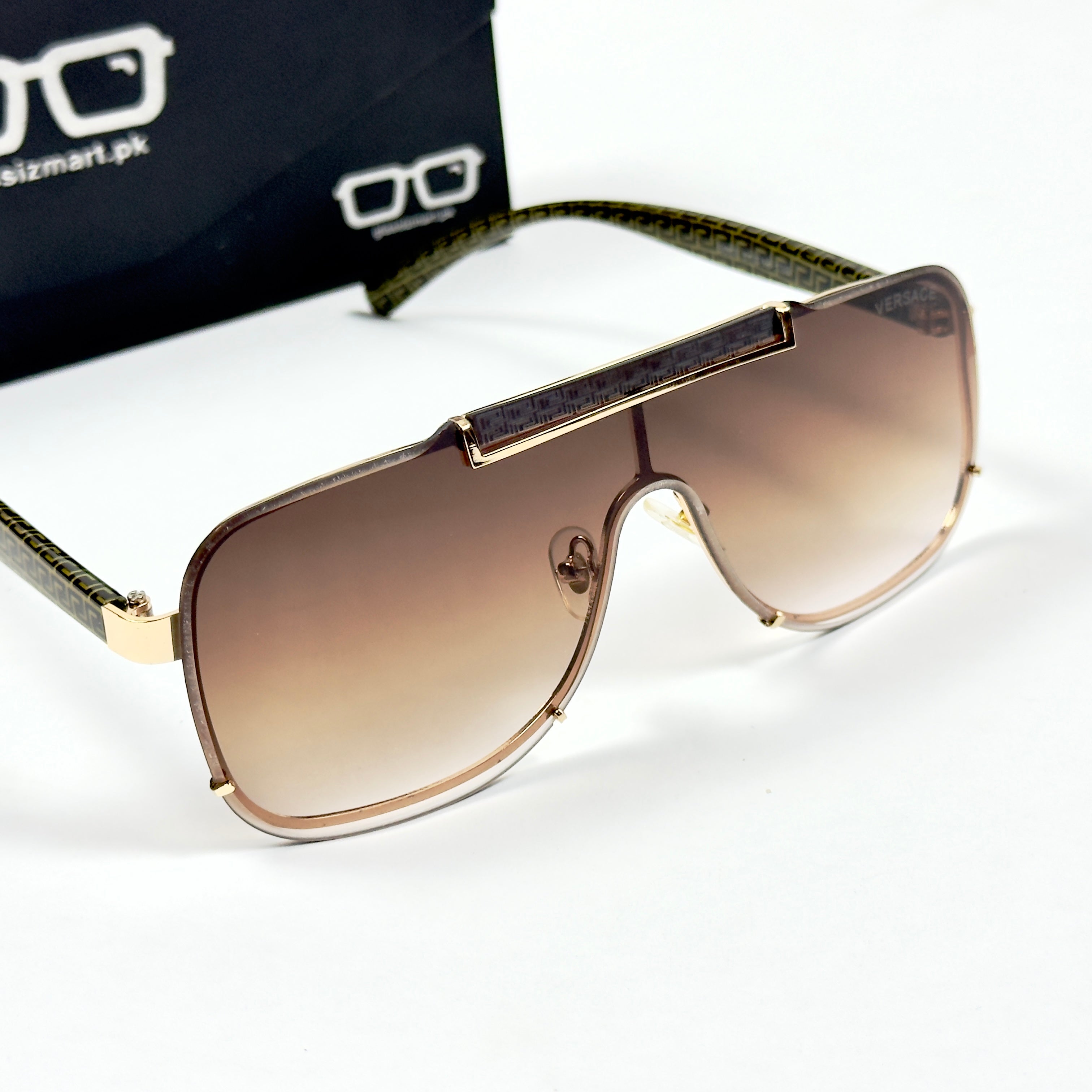 Burberry – 5007 - 51 – Brown - Metal - Sunglasses – Unisex