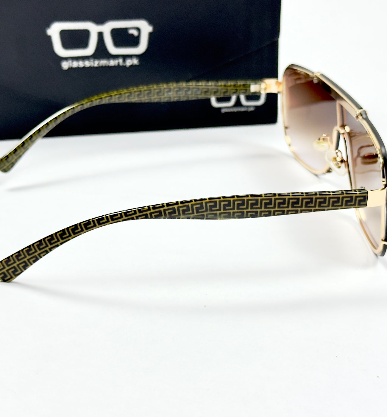 Burberry – 5007 - 51 – Brown - Metal - Sunglasses – Unisex