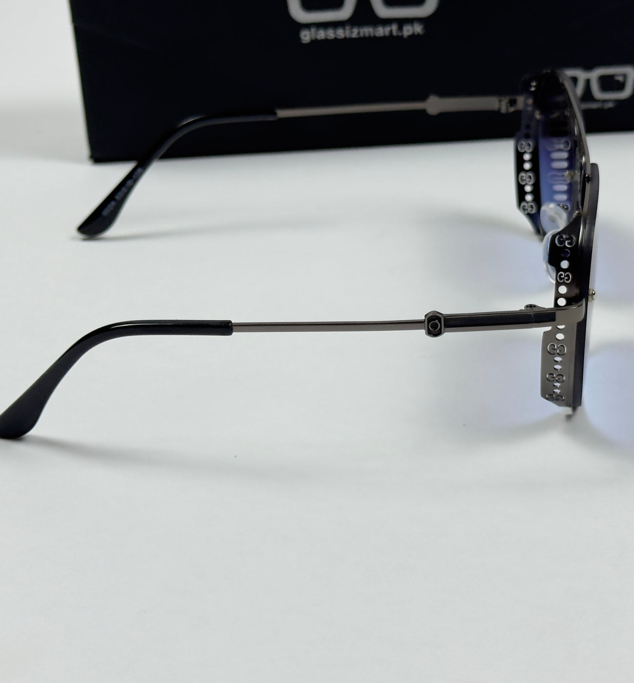Gucci – 5024 – 53 – Grey Blue – Metal – Sunglasses – Unisex