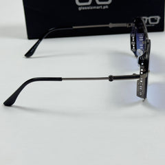 Gucci – 5024 – 53 – Grey Blue – Metal – Sunglasses – Unisex