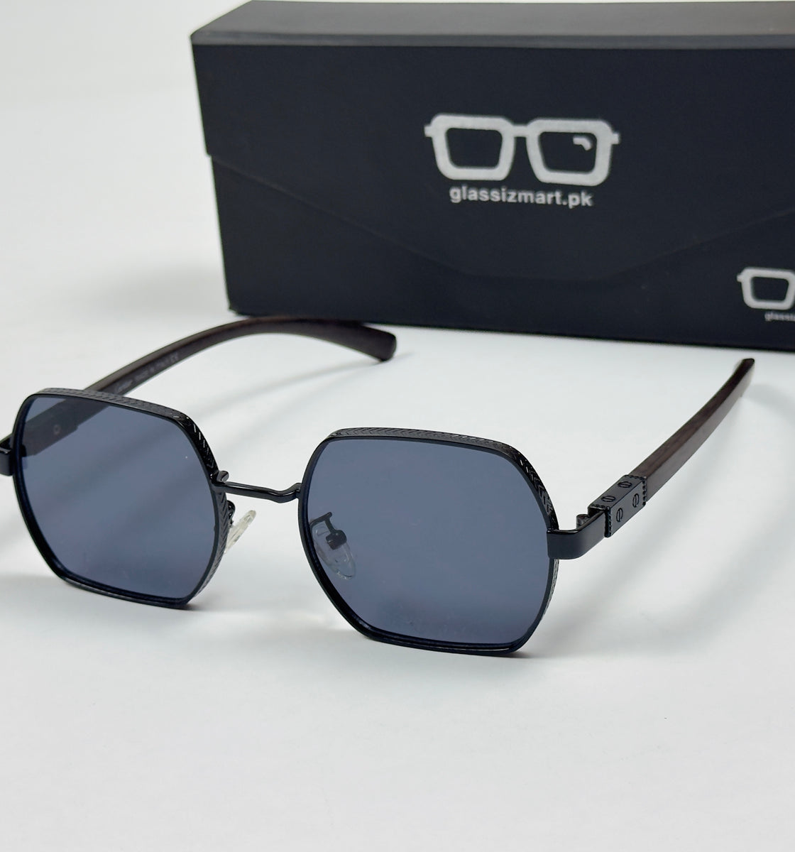 Cartier – 2A706 – 56 – Black – Metal – Sunglasses – Unisex