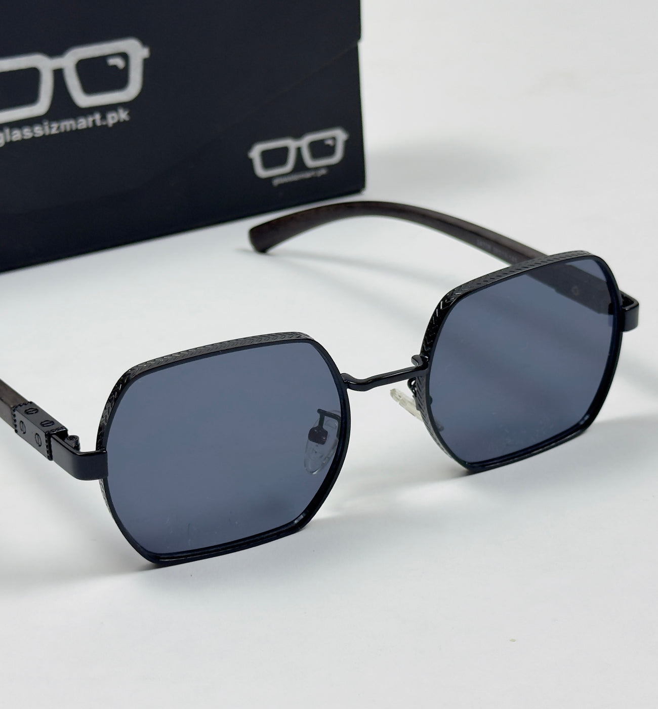 Cartier – 2A706 – 56 – Black – Metal – Sunglasses – Unisex
