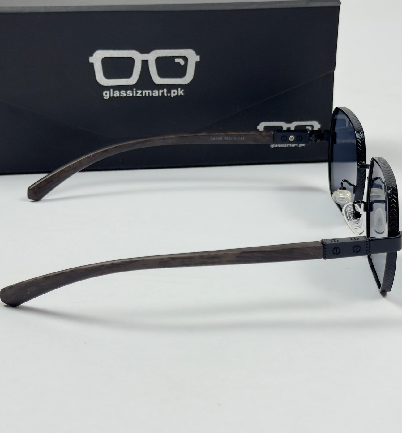 Cartier – 2A706 – 56 – Black – Metal – Sunglasses – Unisex