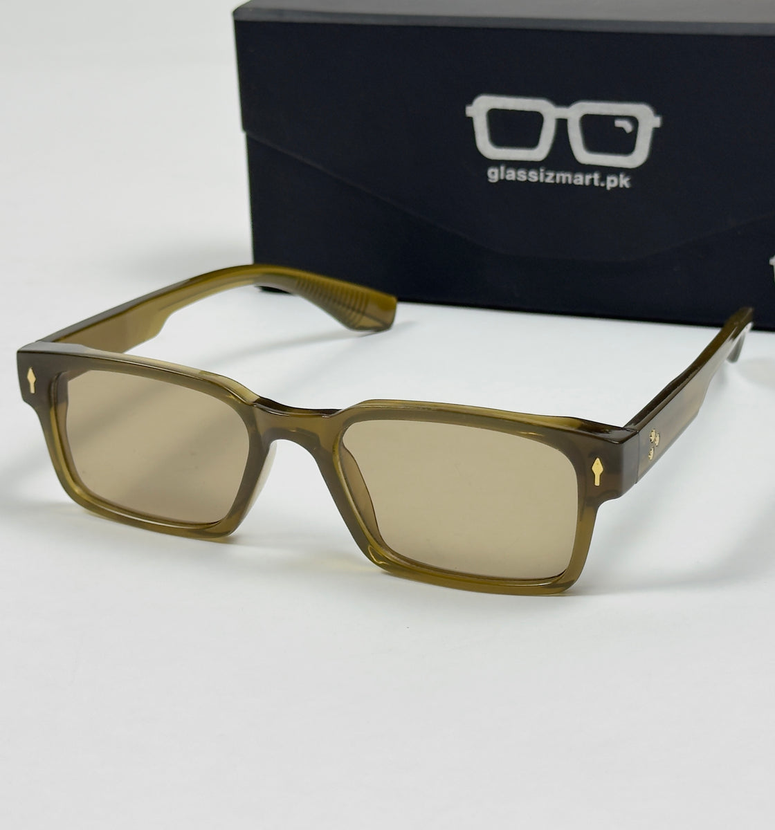Moscot – 6041 – 53 - Transparent Green – Acetate  – Sunglasses - Unisex