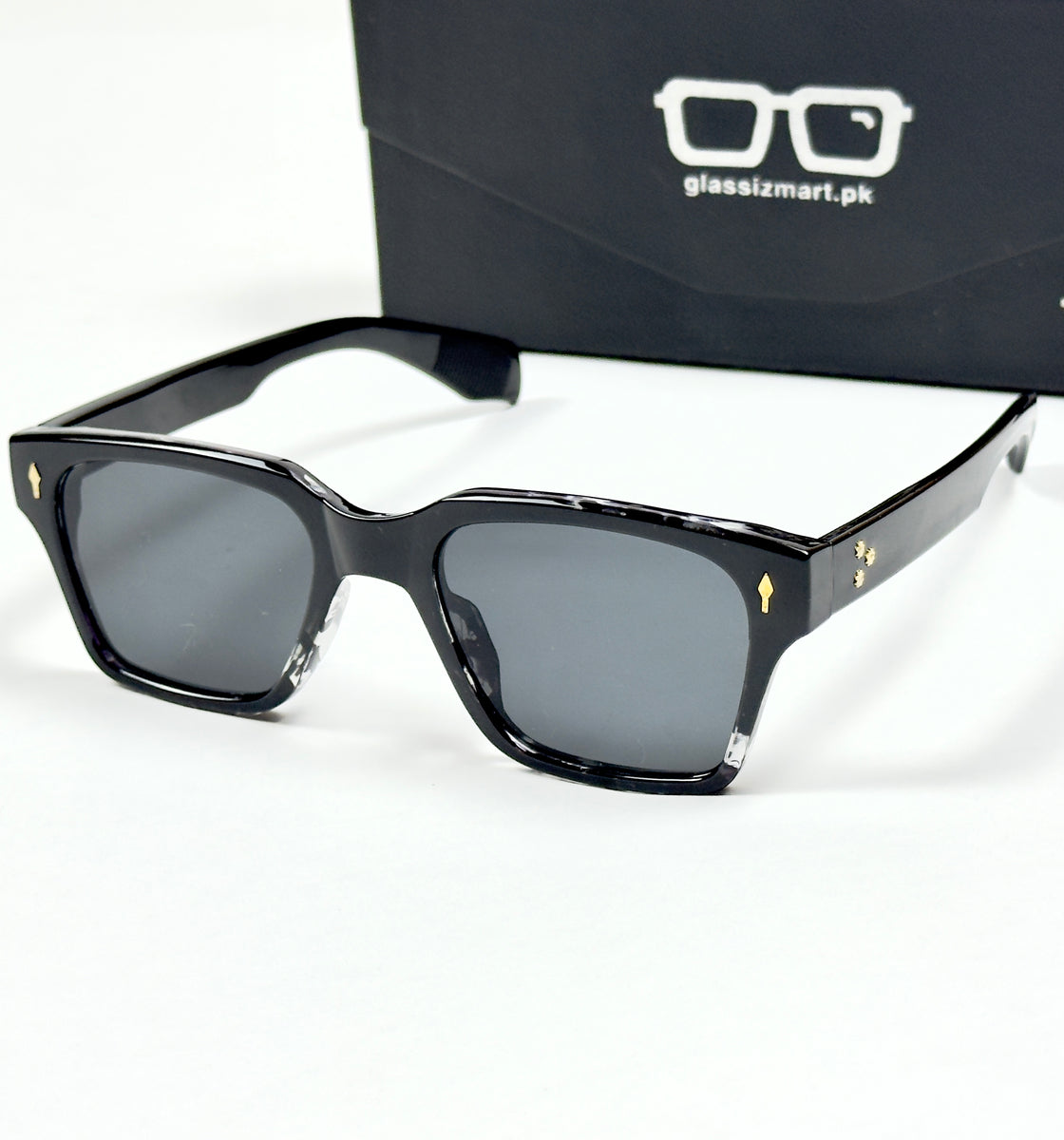 Moscot – 607 – 54 - Black Textured – Acetate  – Sunglasses - Unisex