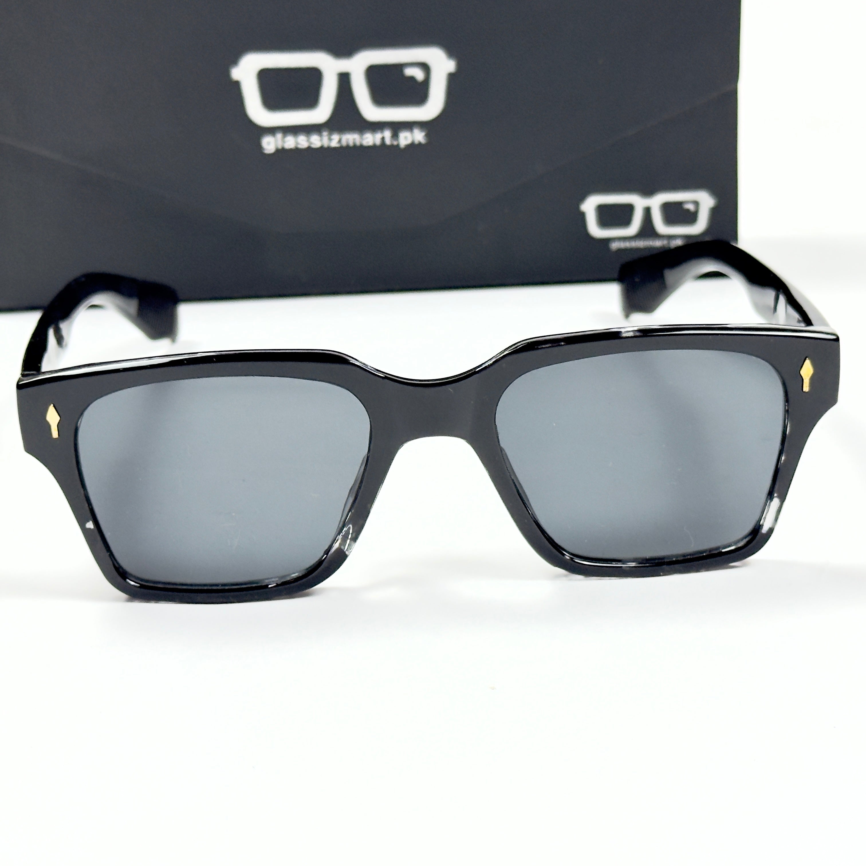 Moscot – 607 – 54 - Black Textured – Acetate  – Sunglasses - Unisex