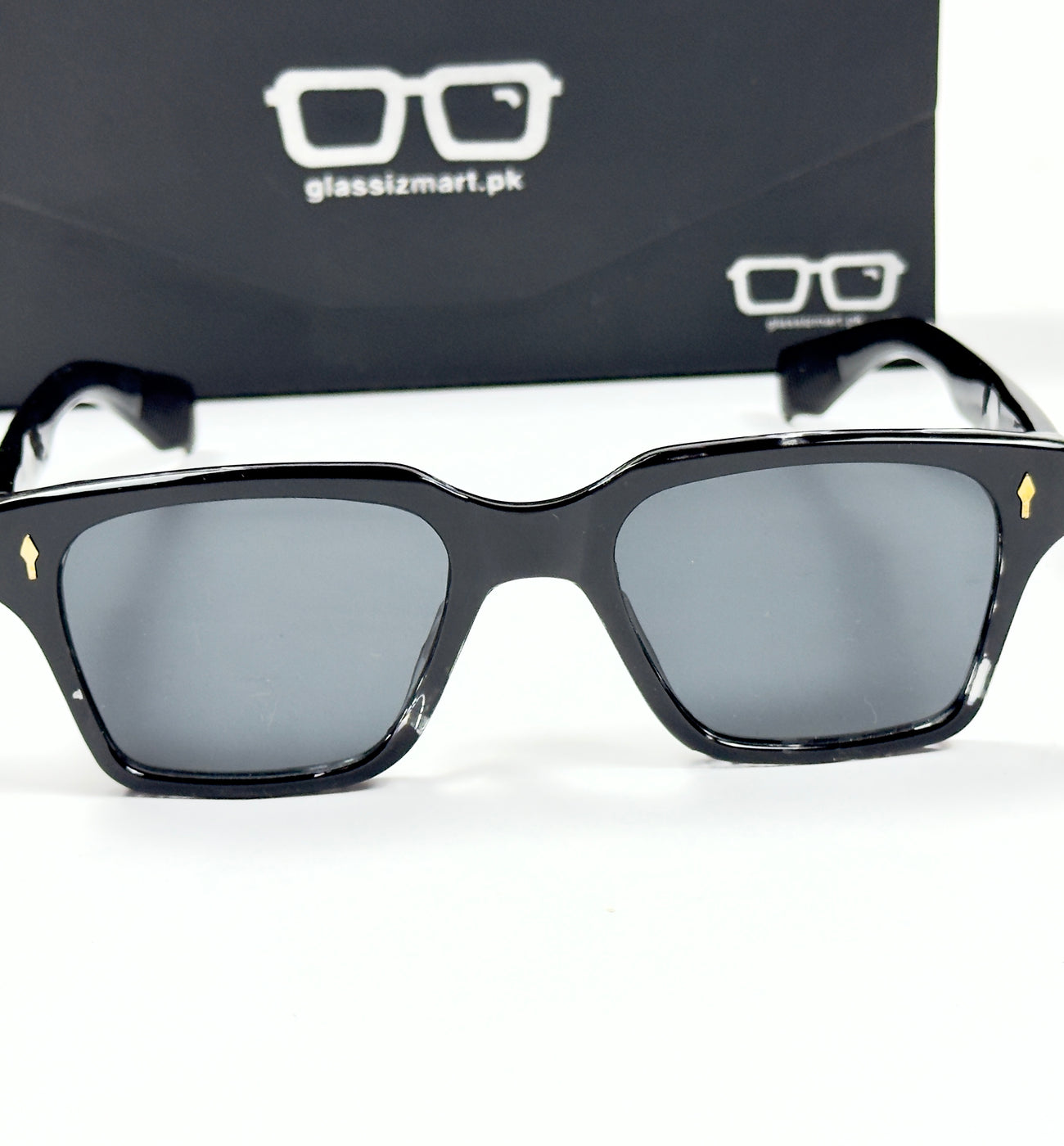 Moscot – 607 – 54 - Black Textured – Acetate  – Sunglasses - Unisex