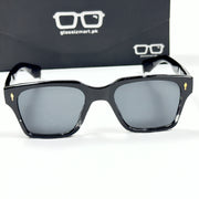 Moscot – 607 – 54 - Black Textured – Acetate  – Sunglasses - Unisex