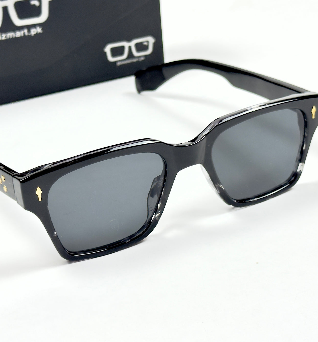 Moscot – 607 – 54 - Black Textured – Acetate  – Sunglasses - Unisex