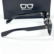 Moscot – 607 – 54 - Black Textured – Acetate  – Sunglasses - Unisex