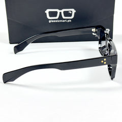 Moscot – 607 – 54 - Black Textured – Acetate  – Sunglasses - Unisex