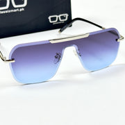 Gucci – 5021 – 52 – Silver Blue – Metal – Sunglasses – Unisex