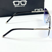 Gucci – 5021 – 52 – Silver Blue – Metal – Sunglasses – Unisex