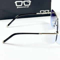 Gucci – 5021 – 52 – Silver Blue – Metal – Sunglasses – Unisex