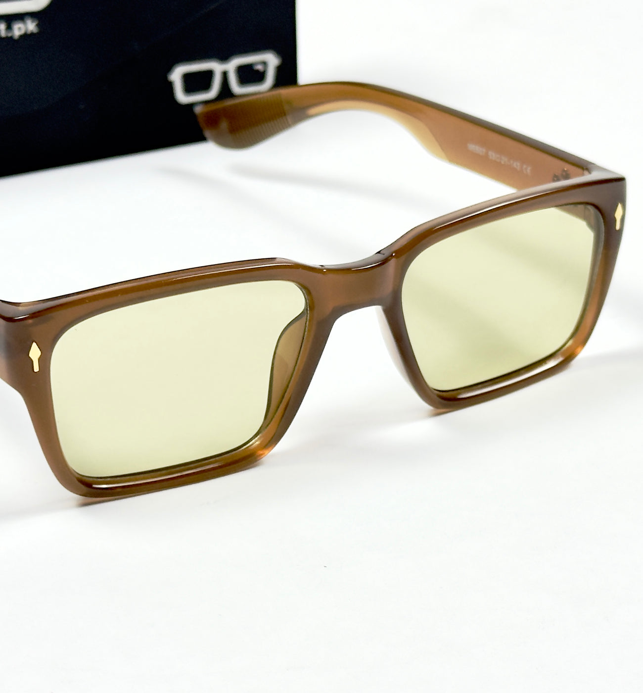 Moscot – 6507 – 53 - Transparent Green – Acetate  – Sunglasses - Unisex