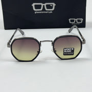 Mont Blanc – 3351 – 56 – Brown Gradient – Metal – Sunglasses – Unisex