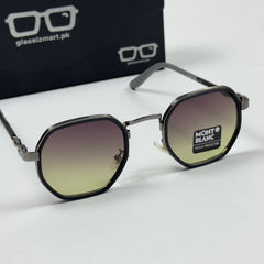 Mont Blanc – 3351 – 56 – Brown Gradient – Metal – Sunglasses – Unisex