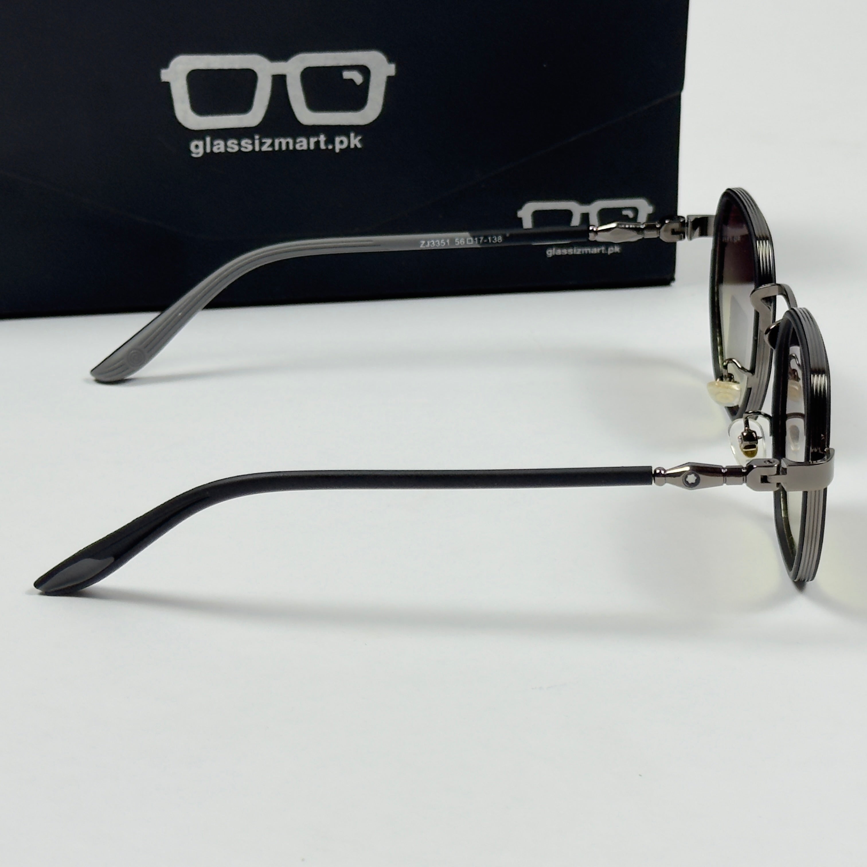 Mont Blanc – 3351 – 56 – Brown Gradient – Metal – Sunglasses – Unisex