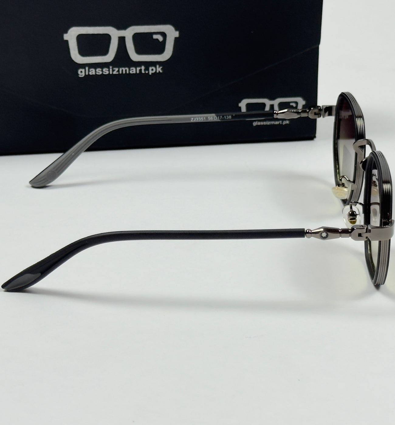Mont Blanc – 3351 – 56 – Brown Gradient – Metal – Sunglasses – Unisex