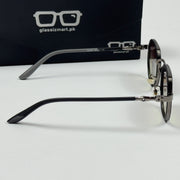 Mont Blanc – 3351 – 56 – Brown Gradient – Metal – Sunglasses – Unisex