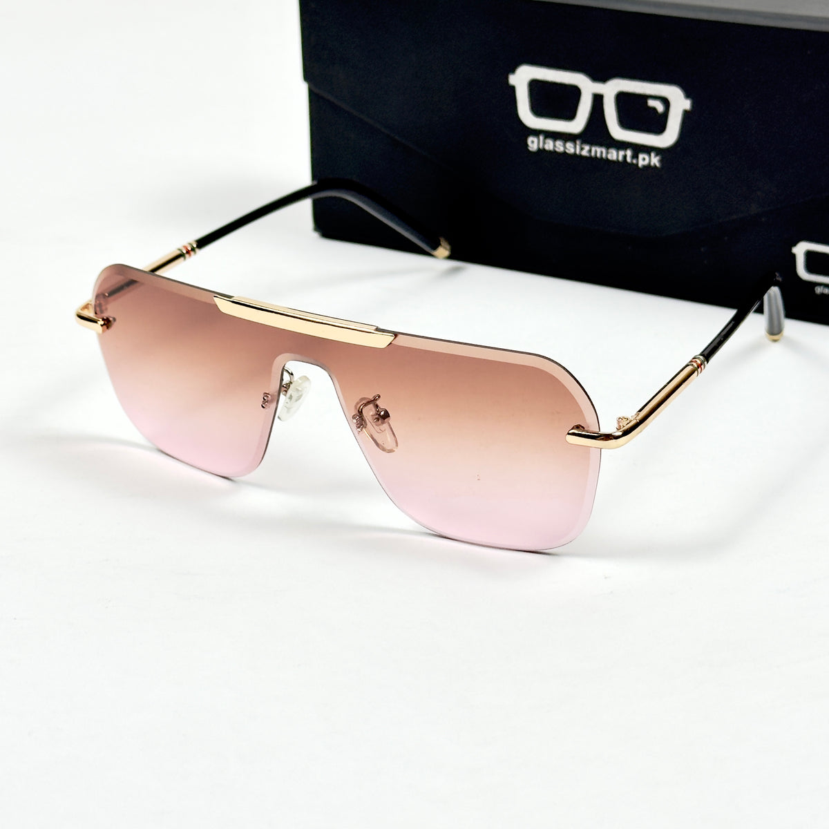 Gucci – 5021 – 52 – Golden Pink – Metal – Sunglasses – Unisex