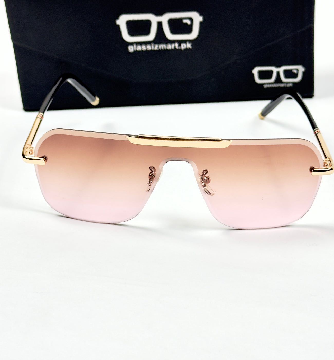 Gucci – 5021 – 52 – Golden Pink – Metal – Sunglasses – Unisex