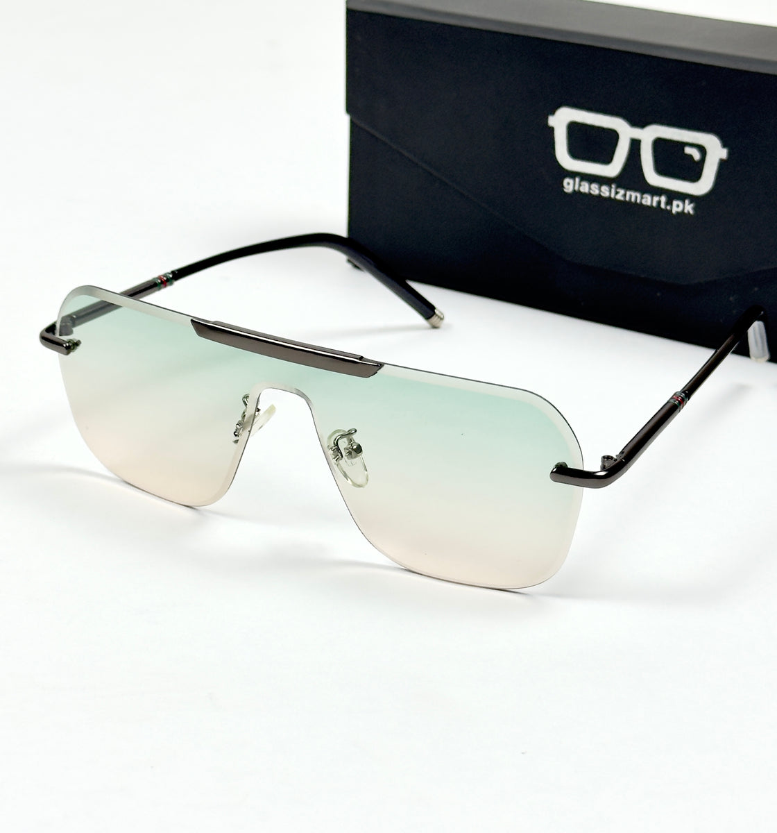 Gucci – 5021 – 52 – Black Multi – Metal – Sunglasses – Unisex