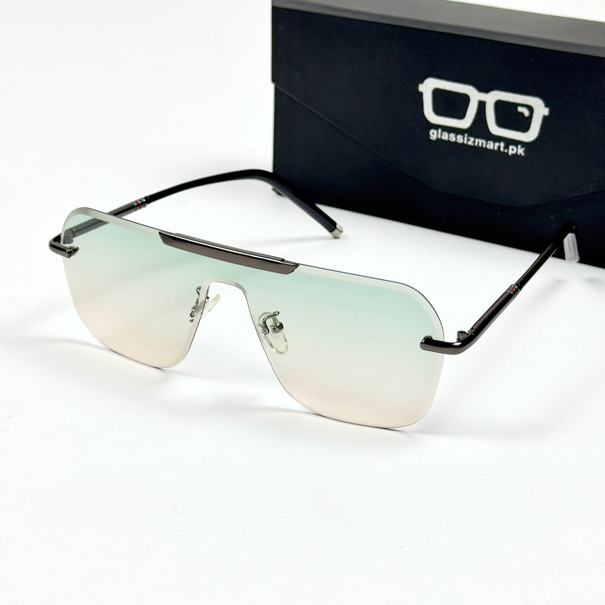 Gucci – 5021 – 52 – Black Multi – Metal – Sunglasses – Unisex