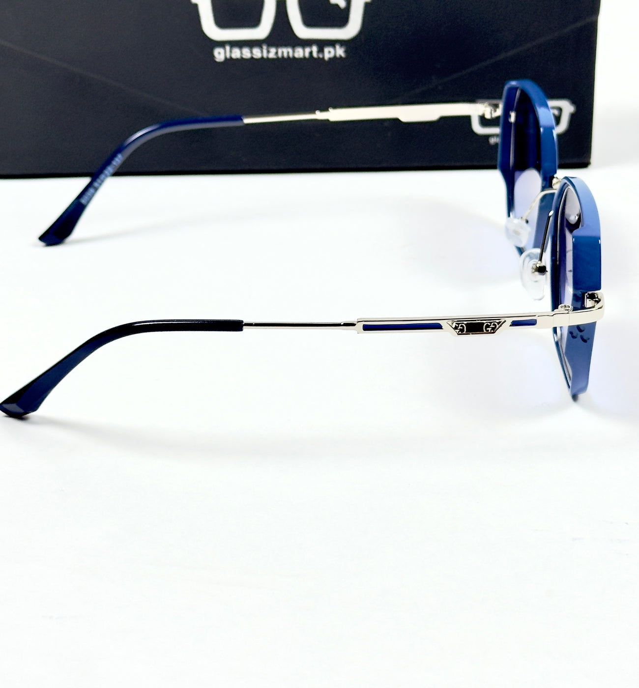 Dior – 5039 – 51 – Silver Blue – Metal – Sunglasses – Unisex