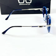 Dior – 5039 – 51 – Silver Blue – Metal – Sunglasses – Unisex
