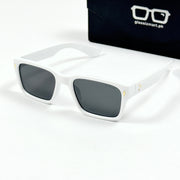 Moscot – 6507 – 54 - White Black – Acetate  – Sunglasses - Unisex