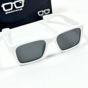 Moscot – 6507 – 54 - White Black – Acetate  – Sunglasses - Unisex