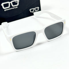 Moscot – 6507 – 54 - White Black – Acetate  – Sunglasses - Unisex