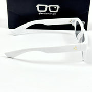 Moscot – 6507 – 54 - White Black – Acetate  – Sunglasses - Unisex
