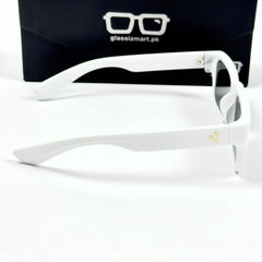 Moscot – 6507 – 54 - White Black – Acetate  – Sunglasses - Unisex