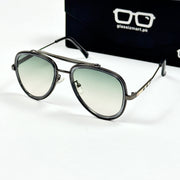 Burberry – 5011 – 50 - Green – Metal – Sunglasses - Unisex