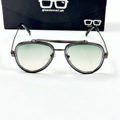Burberry – 5011 – 50 - Green – Metal – Sunglasses - Unisex